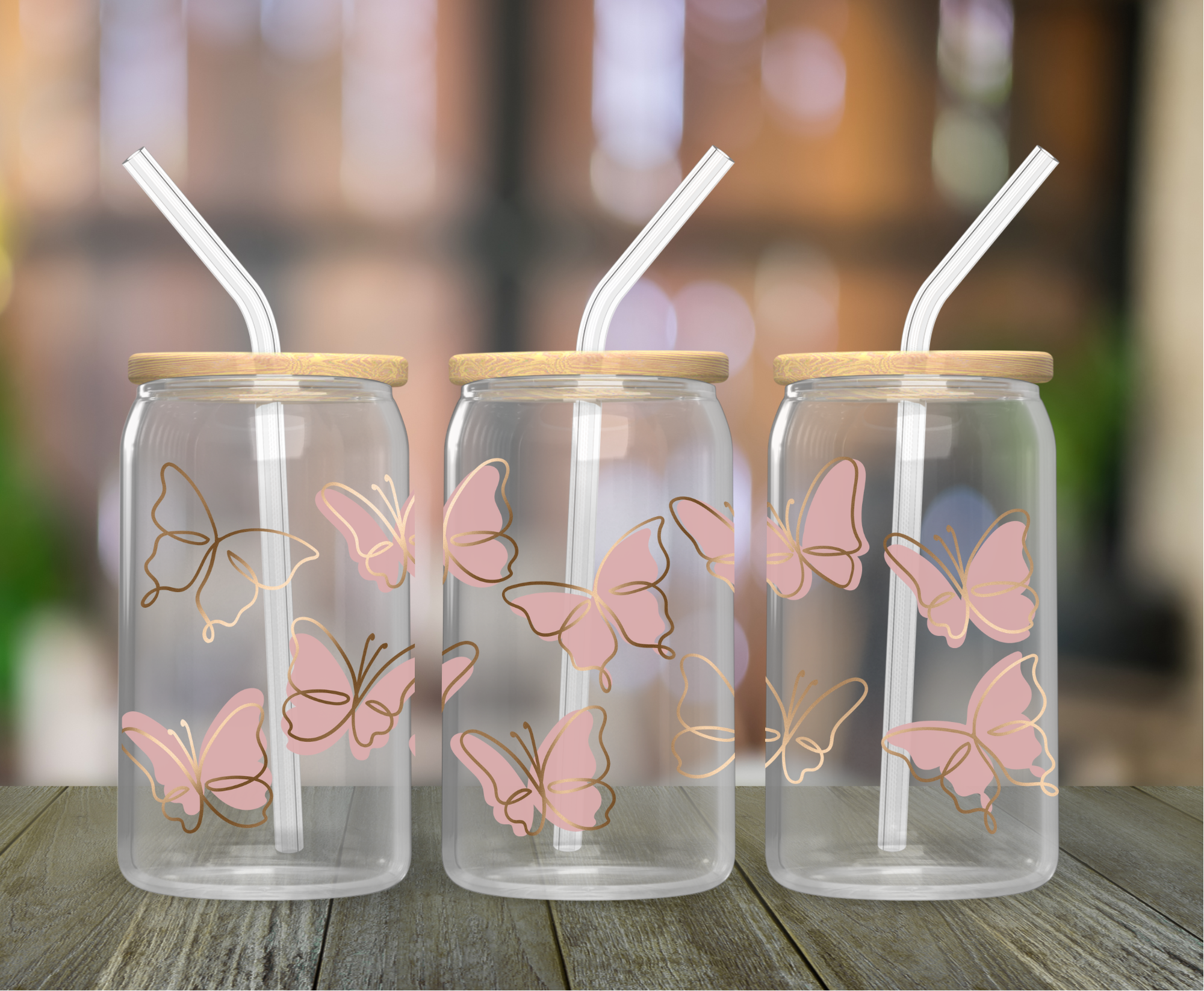 Glass Butterfly Straw – Gasp