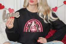 Load image into Gallery viewer, Rainbow Gnome Valentines Sweatshirt
