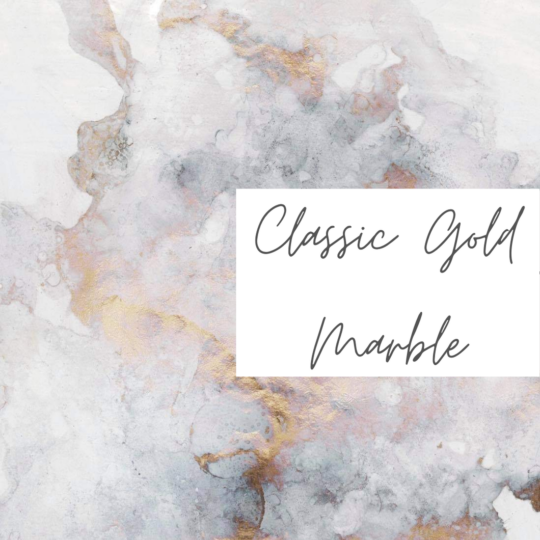 Classic Gold Marble 12x12 Vinyl Sheet