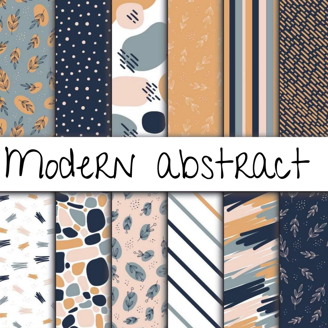 Modern Abstract 12x12 Vinyl Sheet Pack