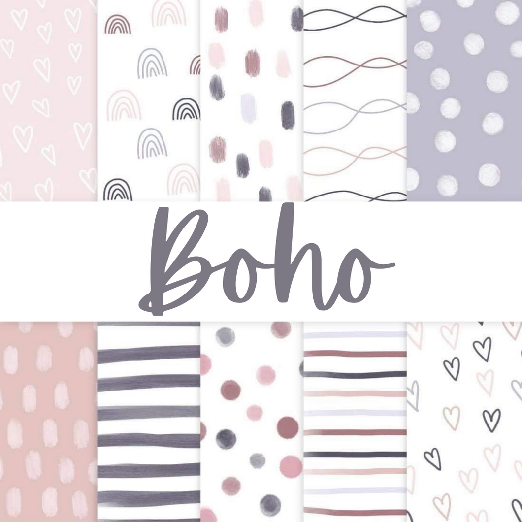 Boho 12x12 Vinyl Sheet Pack