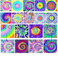 Load image into Gallery viewer, Colorful Tie Dye 12x12 Vinyl Sheet Pack
