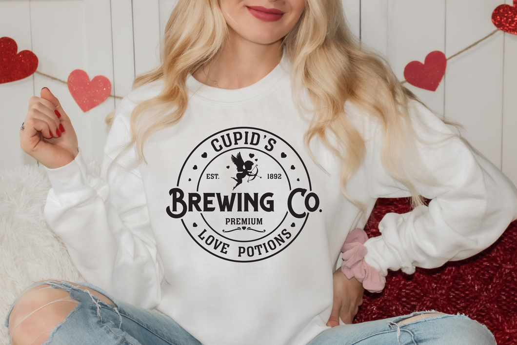 Cupids Brewing Co Valentines Sweatshirt