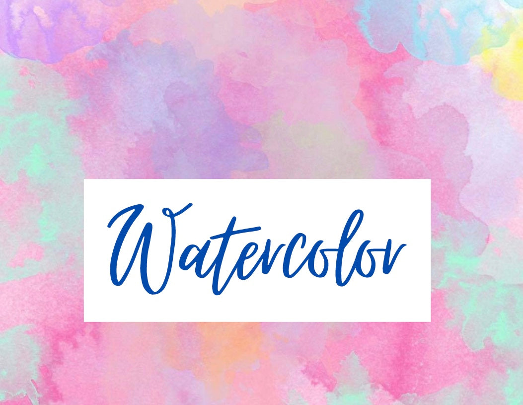 Watercolor 12x12 Vinyl Sheet Pack