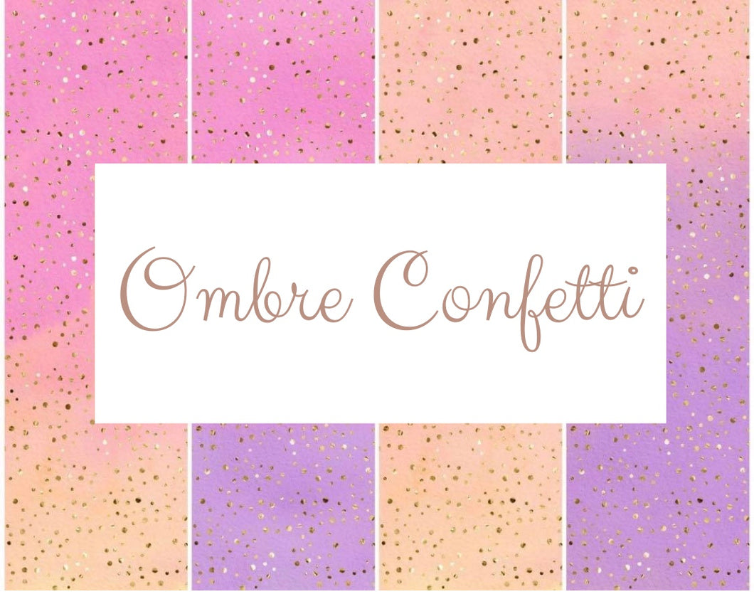 Ombré Confetti 12x12 Vinyl sheet Pack