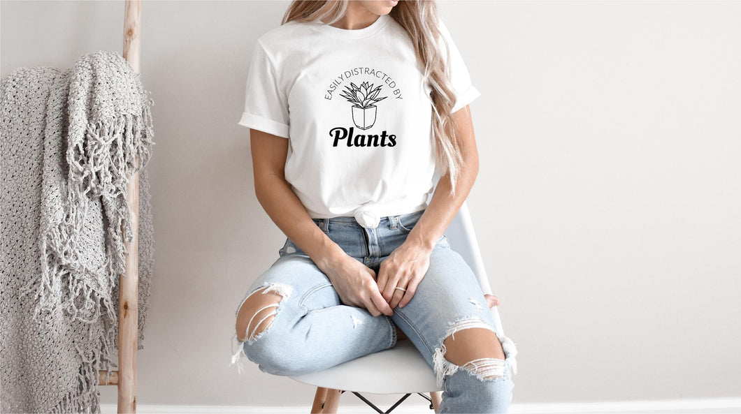 Easily Distracted By Plants Unisex T-Shirt