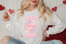 Load image into Gallery viewer, Love More Valentines Sweatshirt
