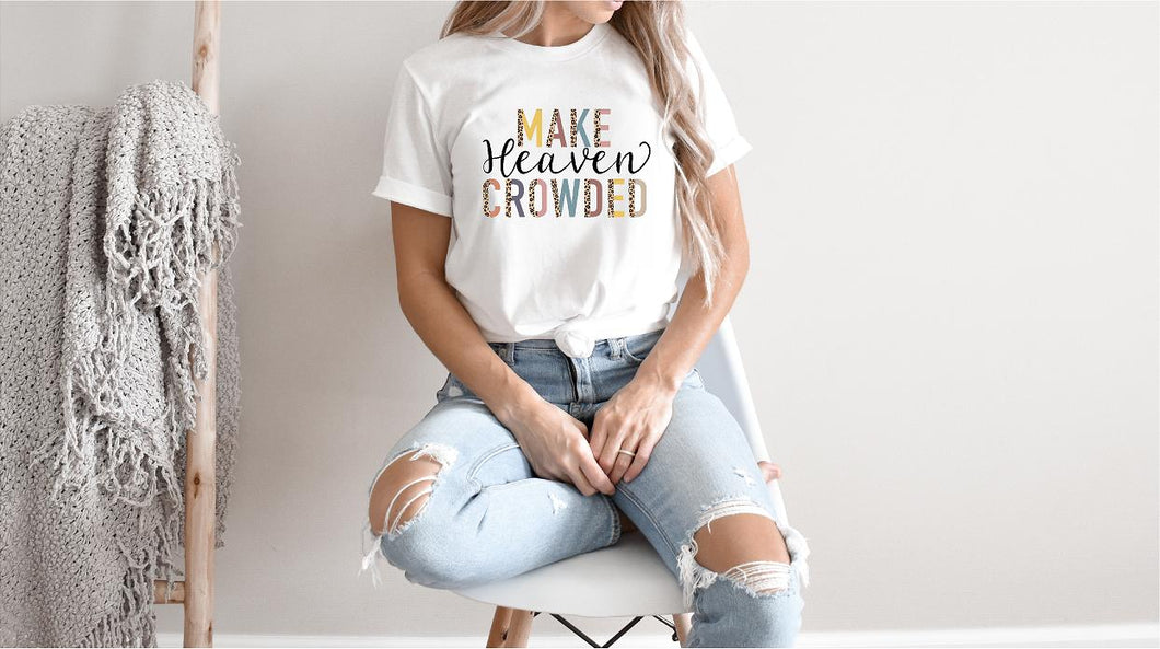 Make Heaven Crowded Leopard Print Unisex T-shirt *LIMITED*