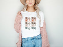 Load image into Gallery viewer, Mama Leopard Print Boho Unisex T-shirt
