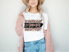 Load image into Gallery viewer, Mama Leopard Print Unisex T-shirt
