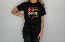 Load image into Gallery viewer, Summer Vibes Tie Dye Unisex T-shirt
